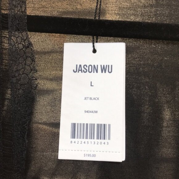 Jason Wu Stretch Satin Short Robe - Picture 6 of 8